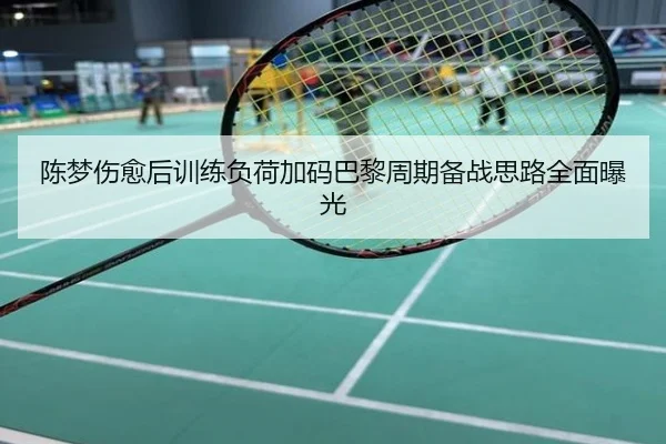 陈梦伤愈后训练负荷加码巴黎周期备战思路全面曝光